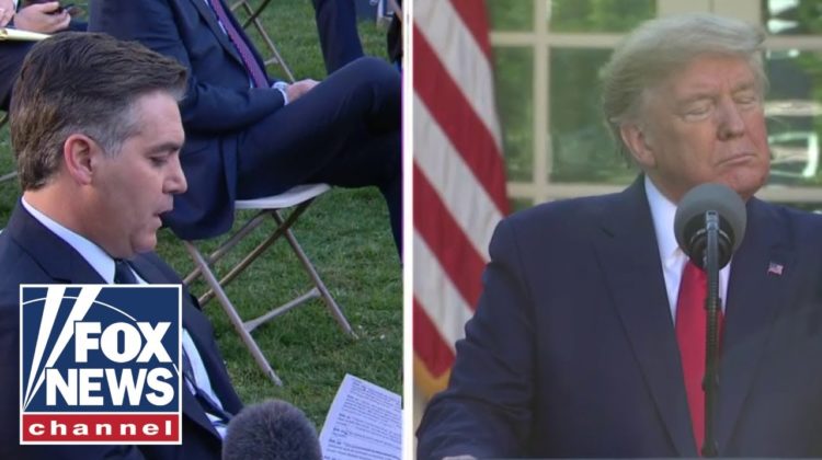 President Trump spars with CNN's Jim Acosta at press briefing