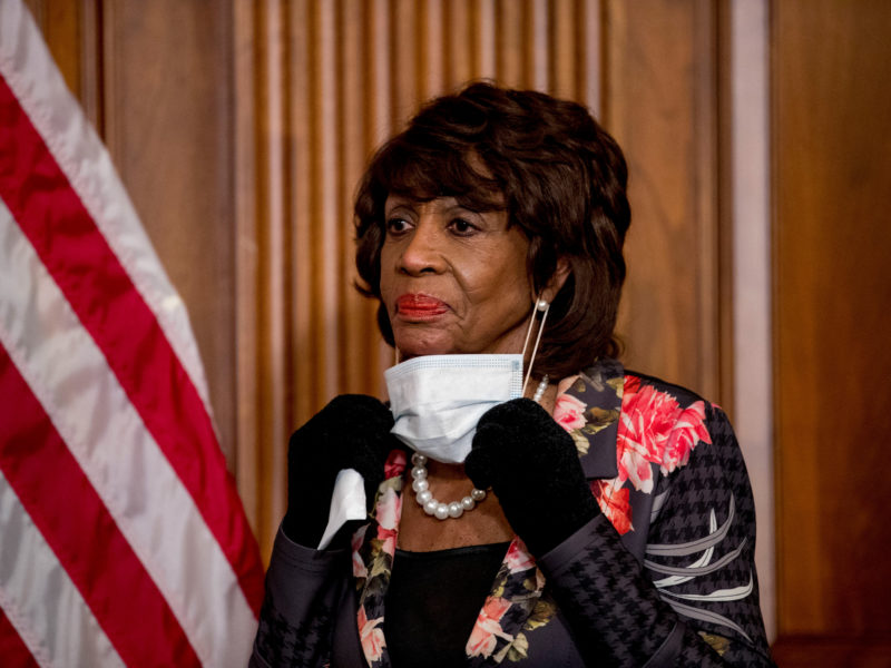 Maxine Waters says sister is currently dying from coronavirus